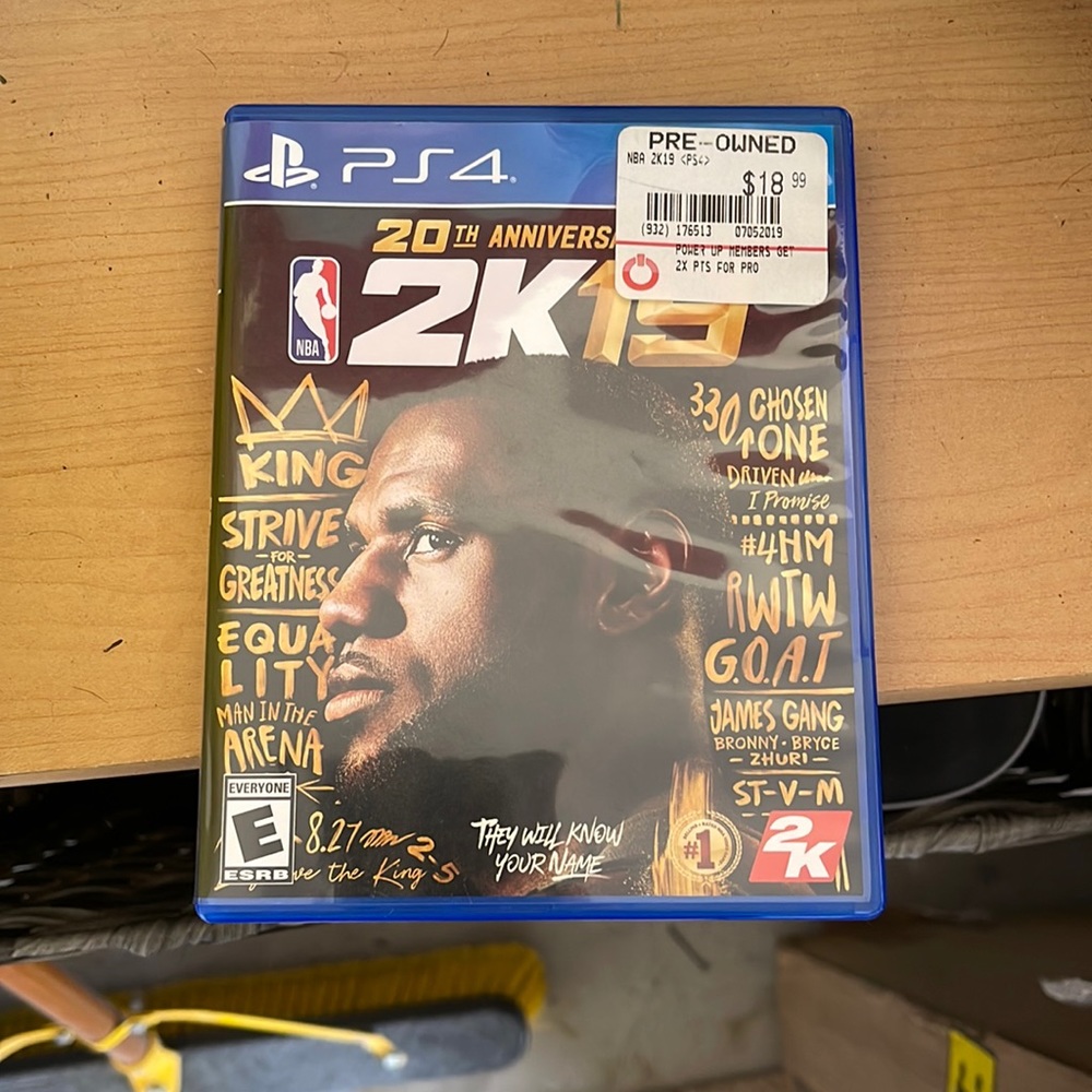 2K19 PS4 Anniversary Edition